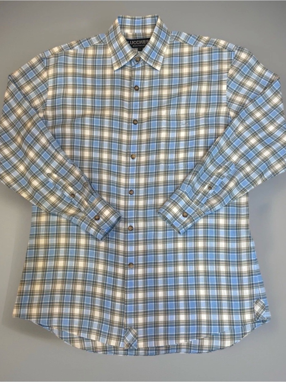 Lucchese San Antonio men’s button down cotton shirt